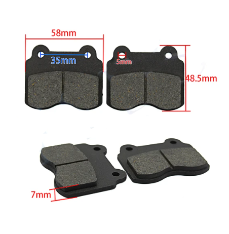 Bremsbeläge/Bremsklotz Set 40x13x50