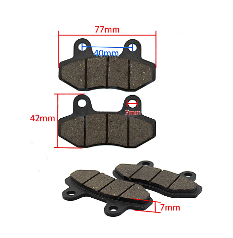 Bremsbeläge/Bremsklotz Set 77x40x42