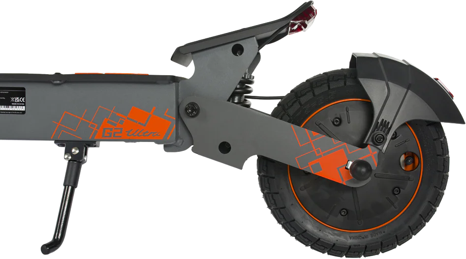 KuKirin G2 Ultra Vollfederung und Reifen bei eRides.ch