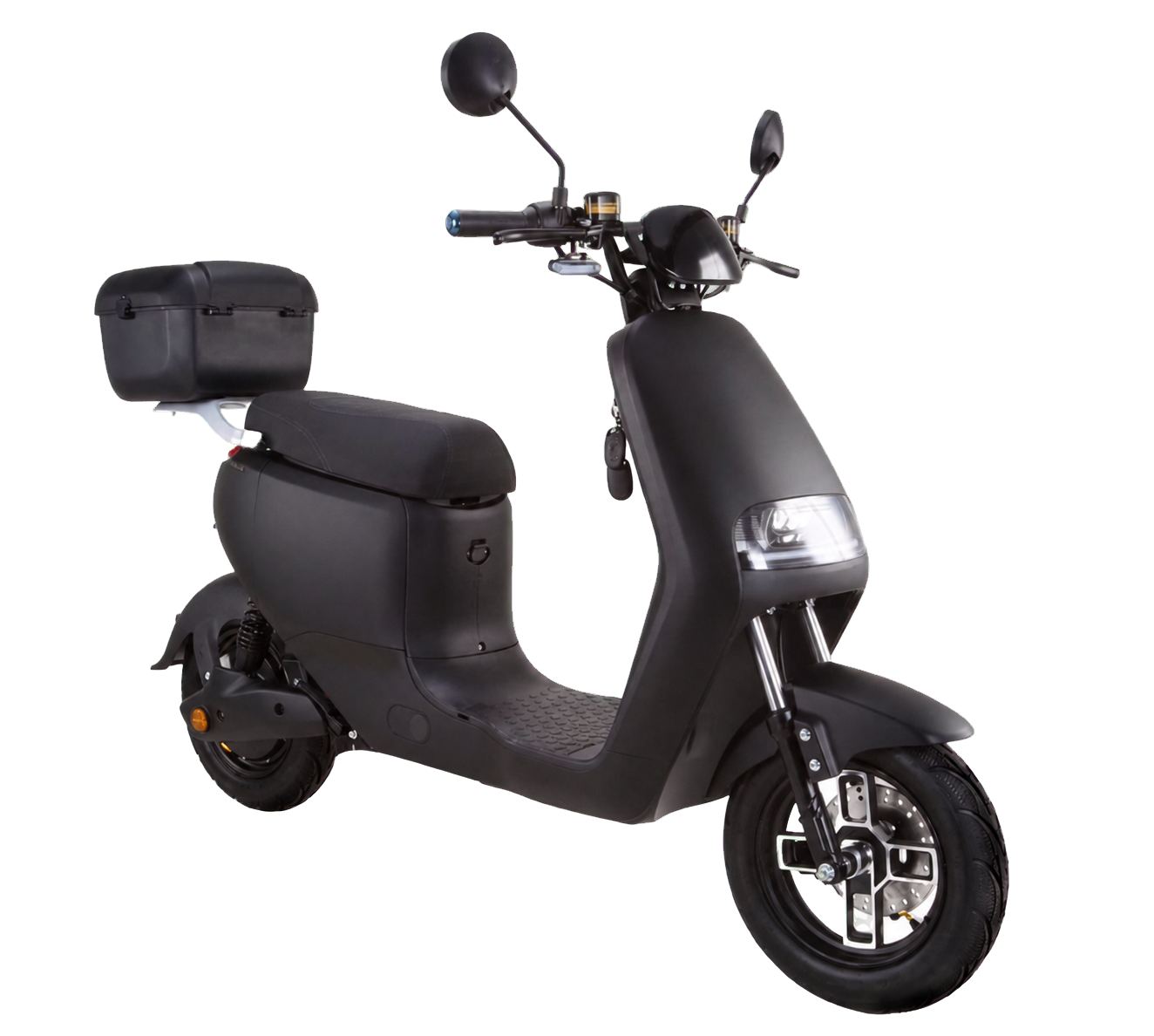 eRides City Go RS X3 schwarz Front rechts
